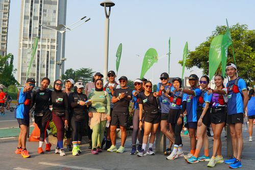 Race photo from Lari Bareng Yuk!