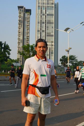 Race photo from Lari Bareng Yuk!