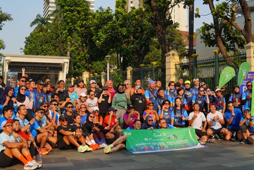Race photo from Lari Bareng Yuk!