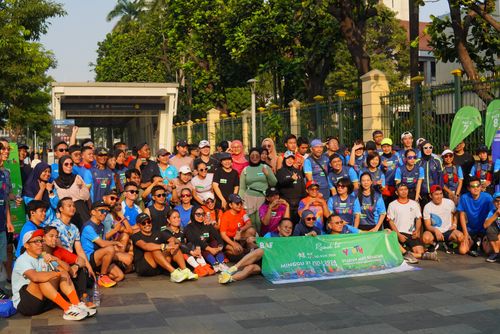 Race photo from Lari Bareng Yuk!