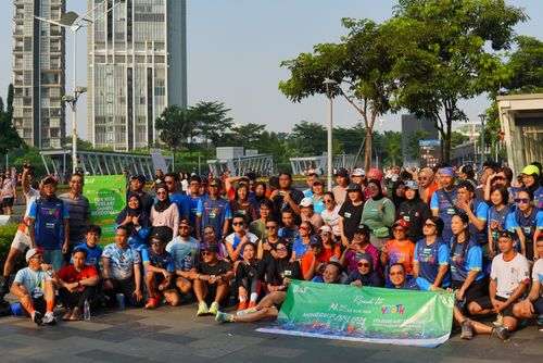 Race photo from Lari Bareng Yuk!