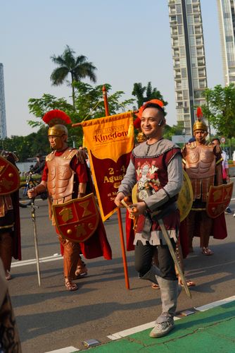 Race photo from Lari Bareng Yuk!