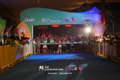 Race photo from BAF LIONS RUN 2024