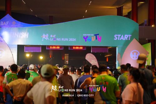 Race photo from BAF LIONS RUN 2024