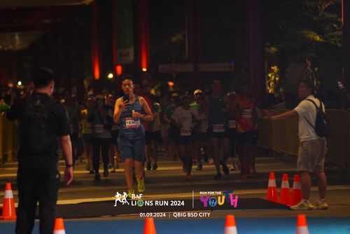 Race photo from BAF LIONS RUN 2024