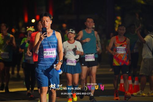 Race photo from BAF LIONS RUN 2024