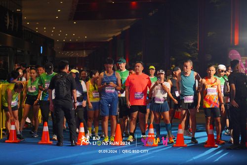 Race photo from BAF LIONS RUN 2024