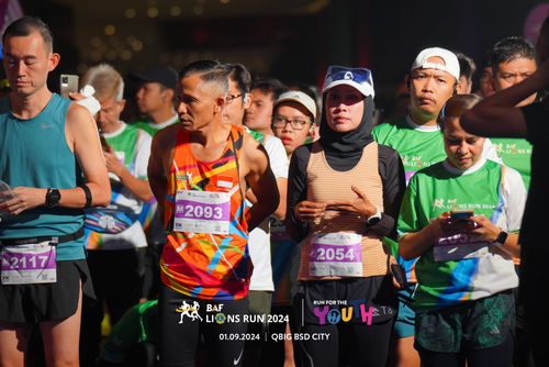 Race photo from BAF LIONS RUN 2024