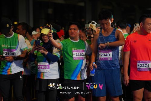 Race photo from BAF LIONS RUN 2024