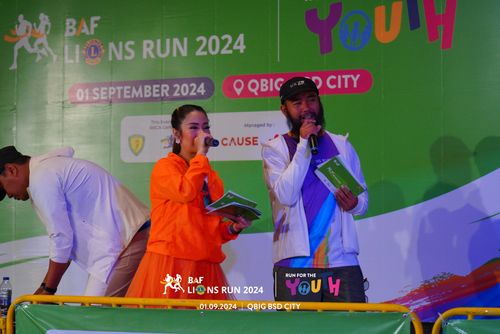 Race photo from BAF LIONS RUN 2024