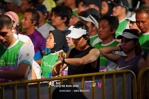 Race photo from BAF LIONS RUN 2024