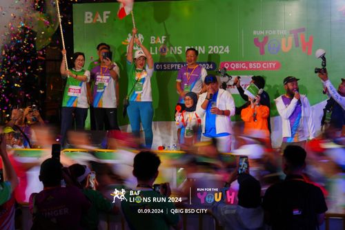 Race photo from BAF LIONS RUN 2024