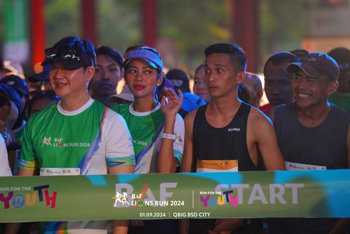 Race photo from BAF LIONS RUN 2024