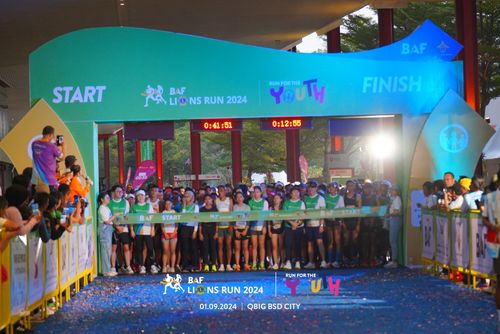 Race photo from BAF LIONS RUN 2024