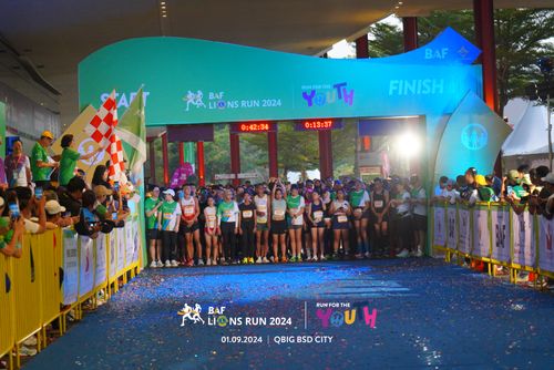 Race photo from BAF LIONS RUN 2024