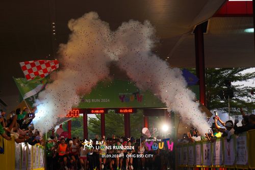 Race photo from BAF LIONS RUN 2024