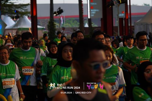 Race photo from BAF LIONS RUN 2024