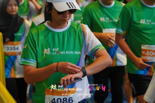 Race photo from BAF LIONS RUN 2024