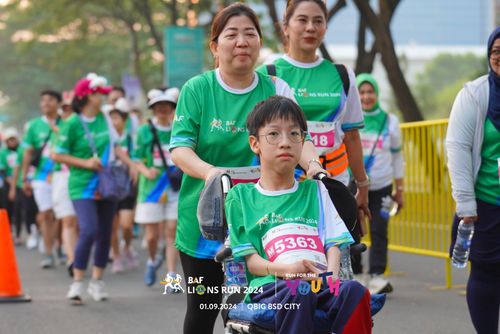 Race photo from BAF LIONS RUN 2024