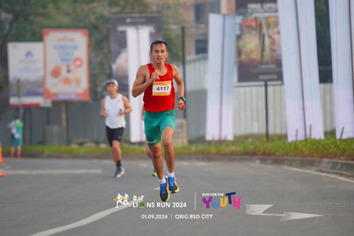 Race photo from BAF LIONS RUN 2024