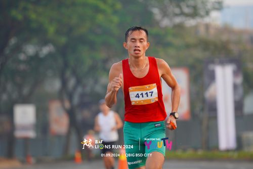 Race photo from BAF LIONS RUN 2024