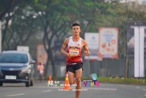 Race photo from BAF LIONS RUN 2024
