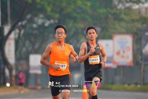 Race photo from BAF LIONS RUN 2024