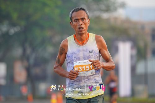 Race photo from BAF LIONS RUN 2024