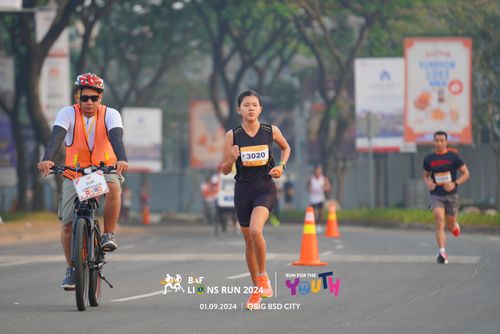 Race photo from BAF LIONS RUN 2024