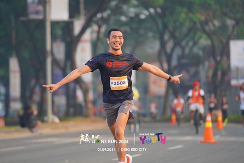 Race photo from BAF LIONS RUN 2024