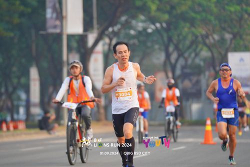 Race photo from BAF LIONS RUN 2024