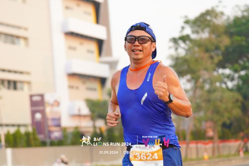 Race photo from BAF LIONS RUN 2024