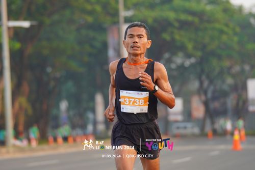 Race photo from BAF LIONS RUN 2024