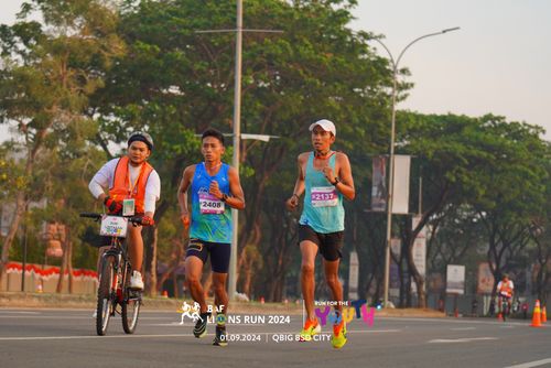 Race photo from BAF LIONS RUN 2024