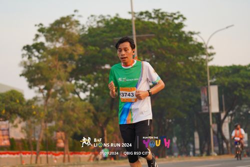 Race photo from BAF LIONS RUN 2024