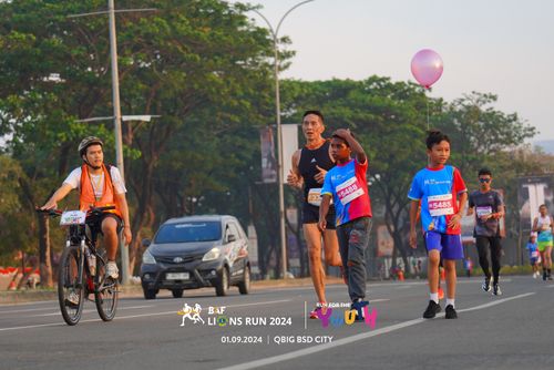 Race photo from BAF LIONS RUN 2024