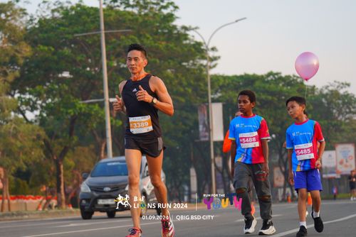 Race photo from BAF LIONS RUN 2024