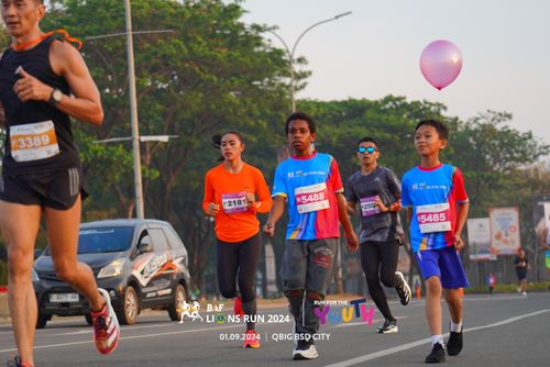 Race photo from BAF LIONS RUN 2024