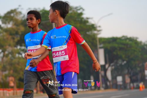 Race photo from BAF LIONS RUN 2024