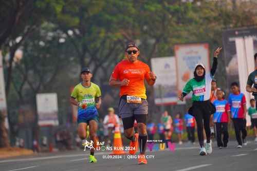 Race photo from BAF LIONS RUN 2024
