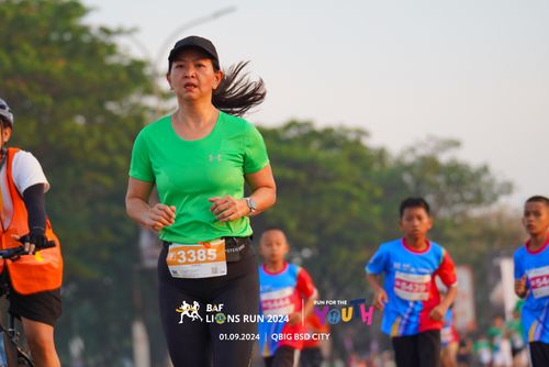 Race photo from BAF LIONS RUN 2024