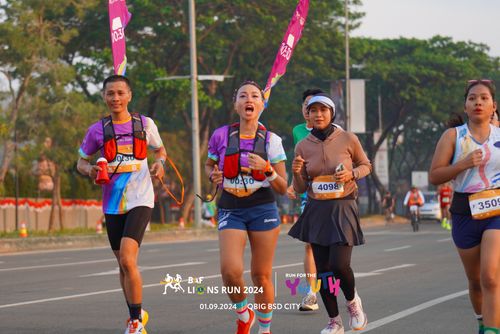 Race photo from BAF LIONS RUN 2024