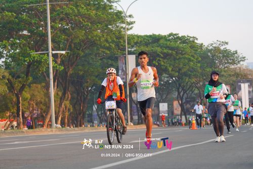 Race photo from BAF LIONS RUN 2024