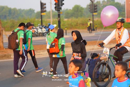 Race photo from BAF LIONS RUN 2024