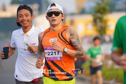 Race photo from BAF LIONS RUN 2024