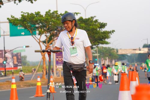 Race photo from BAF LIONS RUN 2024