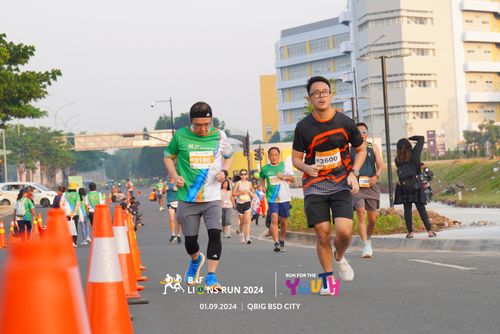 Race photo from BAF LIONS RUN 2024