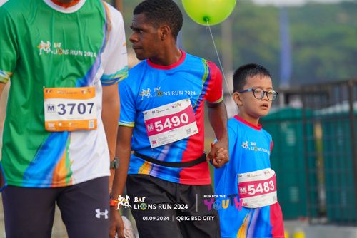 Race photo from BAF LIONS RUN 2024