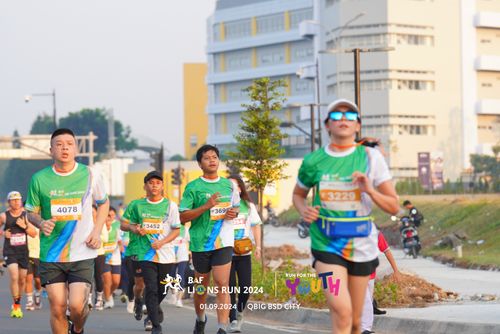 Race photo from BAF LIONS RUN 2024