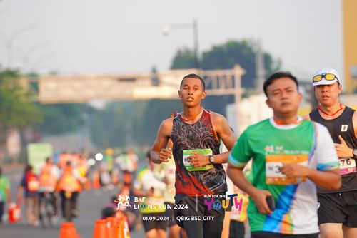 Race photo from BAF LIONS RUN 2024